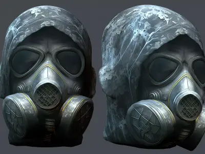 Helmet 3d model military combat Military Low-poly  Low-poly 3D model 5