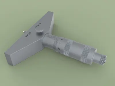 Depth micrometer 3D model