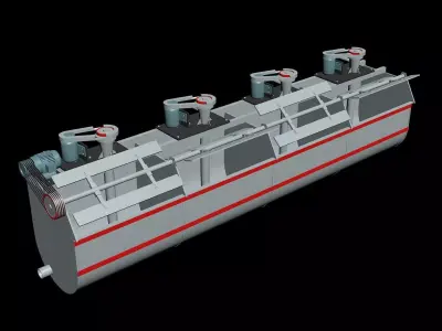 flotation cell 3D Model 3D model