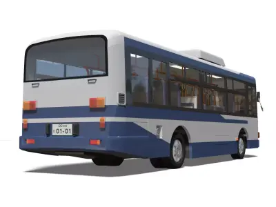 transit bus 3D model purchase