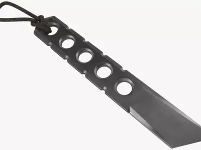 Knife transparent 3D model