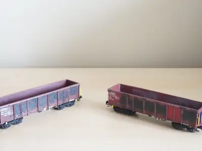 Pre supported H0 1-87 scale Gondola Eaos-x 057 reworked 3D print model