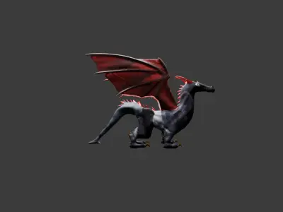 Dragon 3D model 2