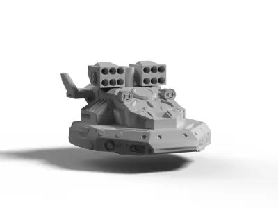 Spaceship- Tormentor Hovertank  3D print model