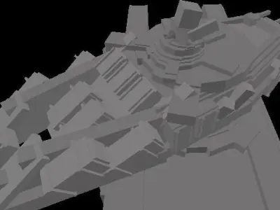 DWT-HeavyTrenchwarsTank tank Low-poly 3D model