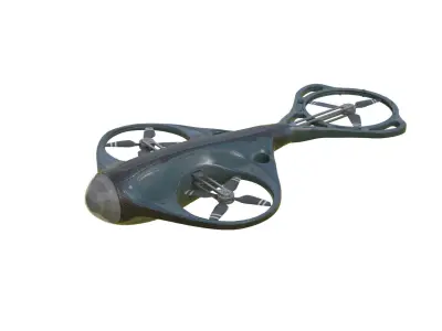 Surveillance Drone Low-poly 3D model by arupsaha20156