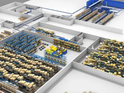  Sorting storage warehouse 