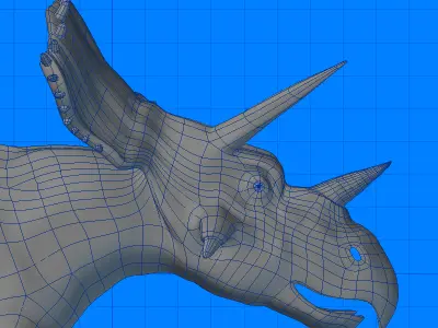Triceratops Dinosaur 3D model get