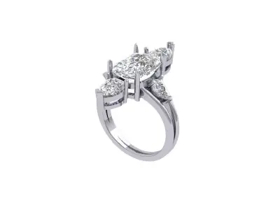 Cushion Ring 3D print model 10