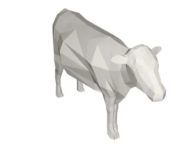 Cow animal Low-poly 3D model