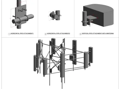 ANTENNA TOWER REVIT FAMILY 2016 3D model