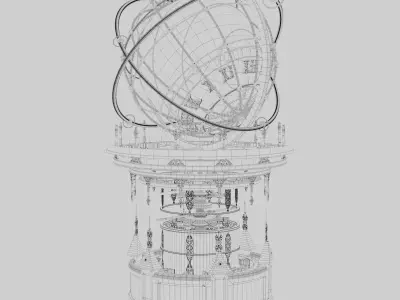 Fantasy Magic Globe 3D model