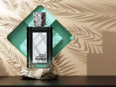 MAN PERFUME DESIGN 3D model