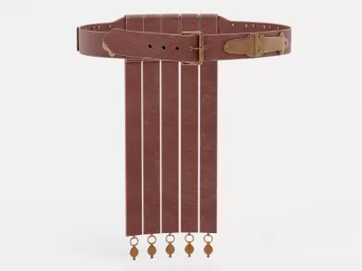Belt - Aged Roman Armor Equipment 3D model