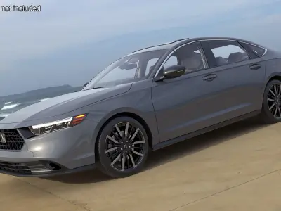Gray Honda Accord 2025 3D model