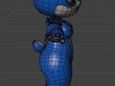 Blue Bear - a 3D Model Free 3D model