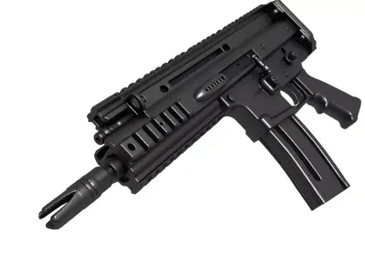 FN SCAR 15P 3D print model