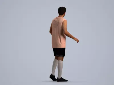 00535Levi008 - Adult Caucasian man exercising in athletic wear 3D model