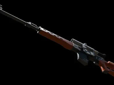 SVD Dragunov 3D model