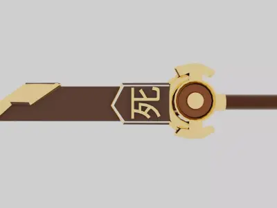 MINI KNIFE Low-poly 3D model