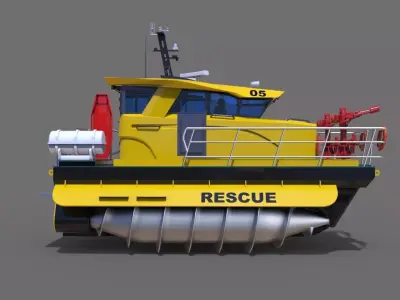 Arctic Rescue Vehicle 3D print model