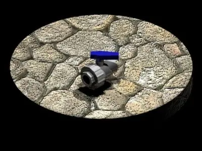Ball valve Free 3D model by thys1
