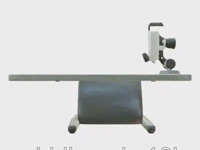 Robotic Transforming Table with Adjustable Surface Low-poly 3D model