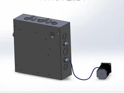 Motor control system 3D model