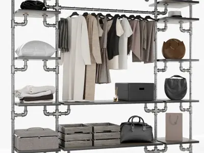 Wardrobe loft 2 3D model