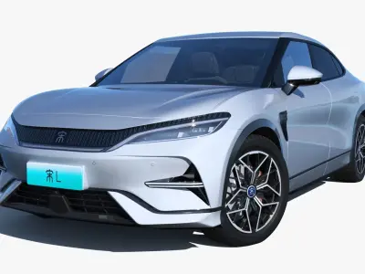 2024 BYD SongL EV AWD Low-poly 3D model