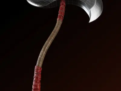 Stylized Axe  3D model