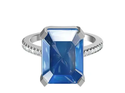 Wedding Ring  3D print model 257
