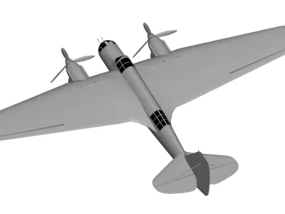 Tupolev SB 3D model