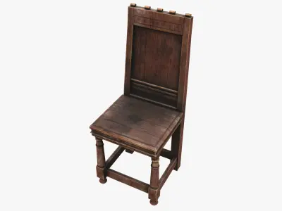 Medieval Rustic Low-poly 3D model