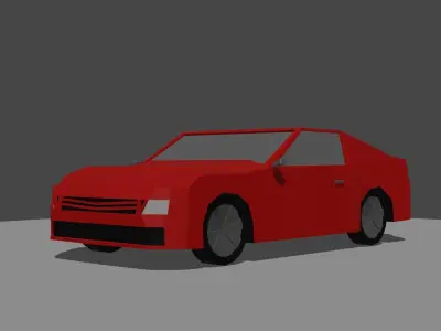 Low poly sports car Free low-poly 3D model by the0nlyking0615