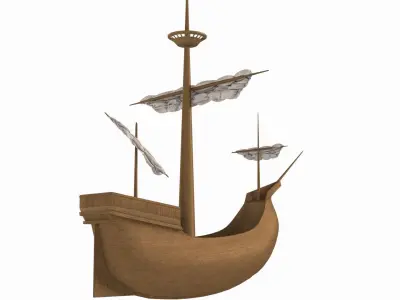 Ship toy Free 3D model