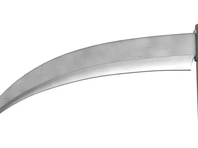 Scythe PBR V1 Low-poly 3D model