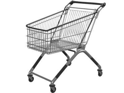 Shopping Trolley 3D model buy