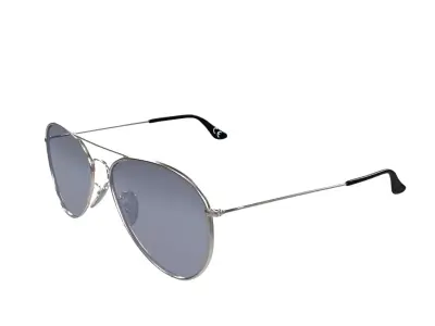 Prive Revaux the Commando 2 0 Antique Silver Low-poly 3D model