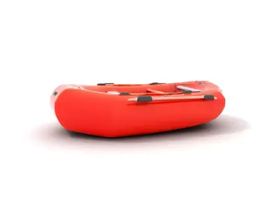 Vibrant Inflatable Raft model pack Low-poly 3D model