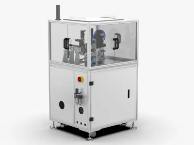 Automatic Label Laminating Machine 3D model