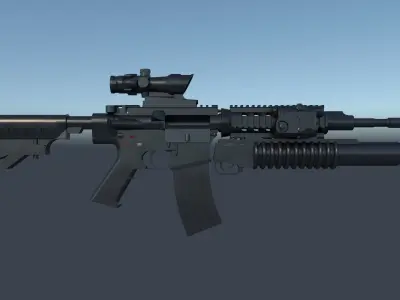 I4A1 Carbine Mod Mastery 3D model