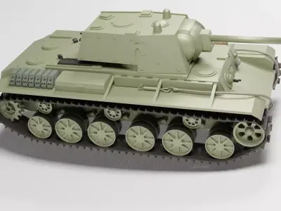 Kv 1 Soviet tank Free 3D model