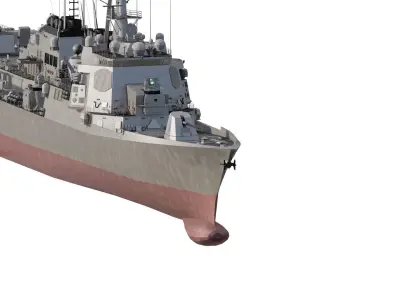 US NAVY DESTROYER 3D model
