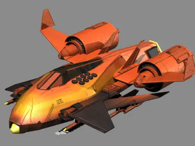 Attack Bomber 3D model