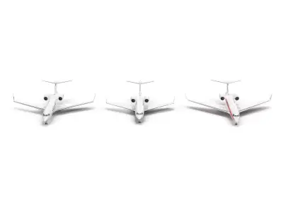 Gulfstream Business Jets Collection 3D model