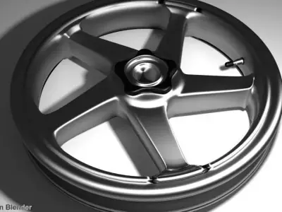 Motorcycle Sportrim type 2 3D model