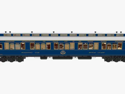 Sleeping Car Orient Express 3D model