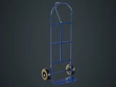 Hand Truck 5 Untextured 3D model