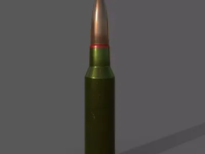 Rifle cartridge  3D model
